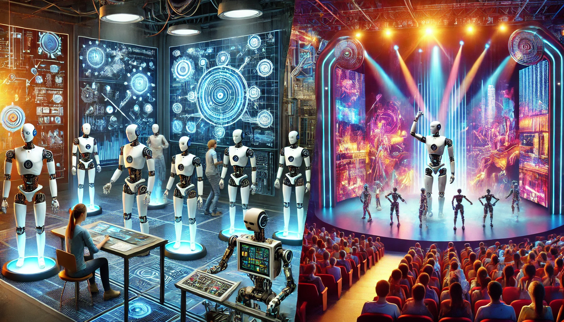 Robotic Escape Room and a Theater with Robots combined.