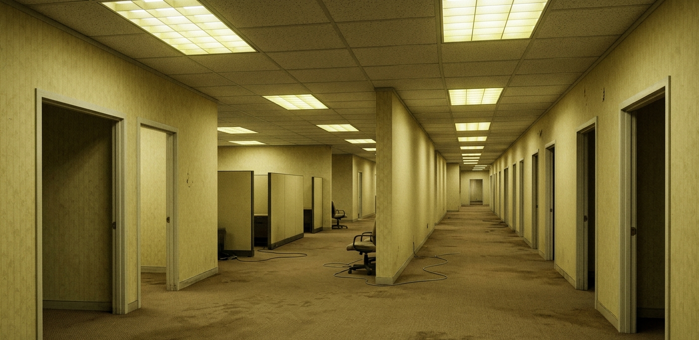 Spazi vuoti, terrore puro: Cosa possono imparare le Escape Room dalle Backrooms