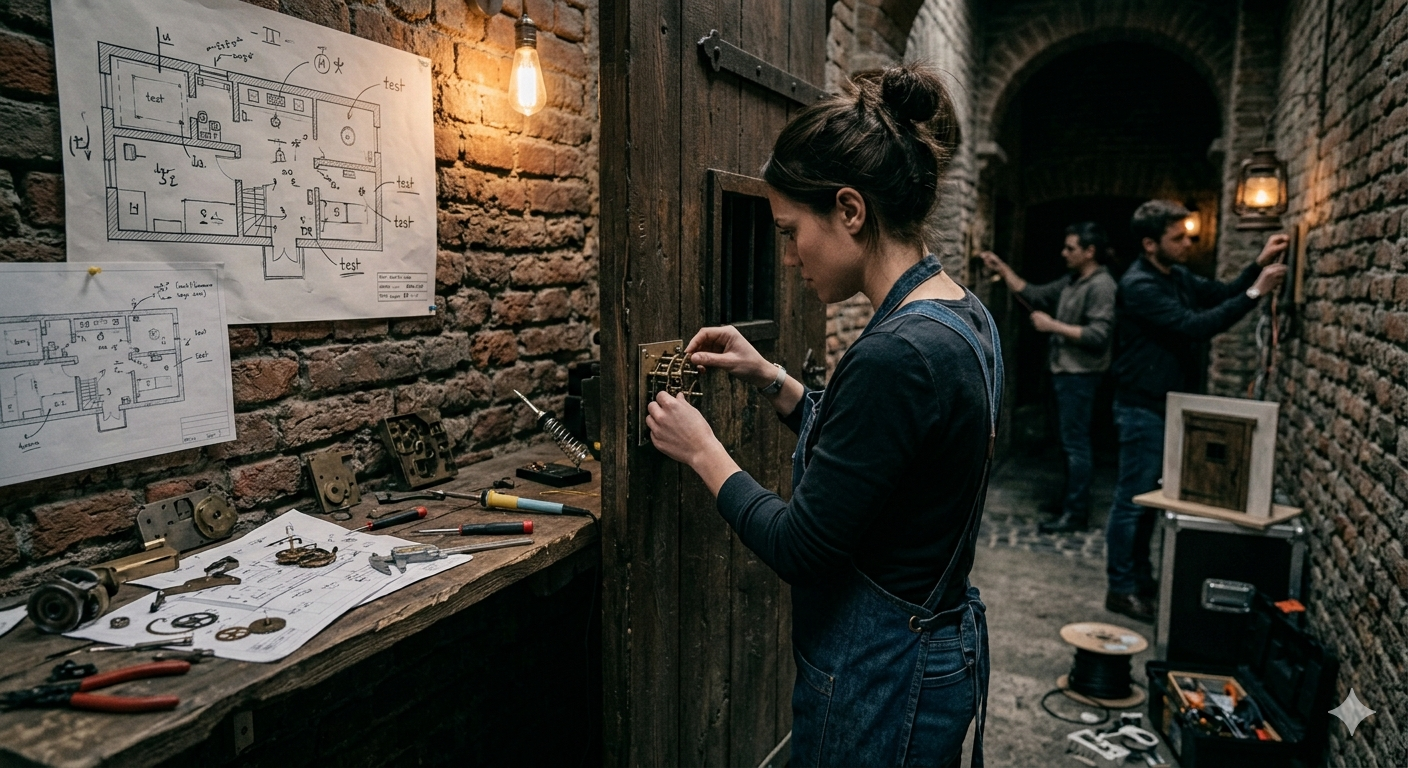 Come si progetta un’escape room: dietro le quinte